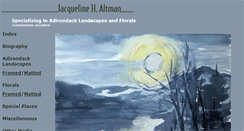 Desktop Screenshot of jacquelinealtmanartworks.com