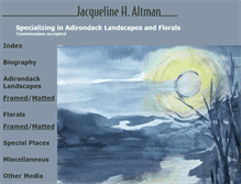 Tablet Screenshot of jacquelinealtmanartworks.com